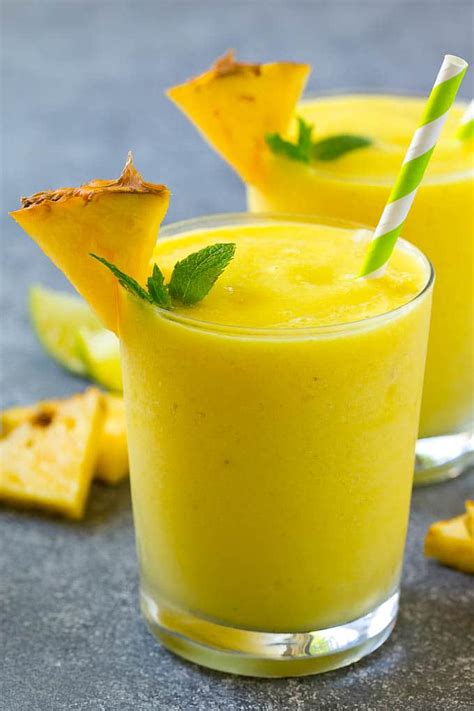 Tropical Mango Pineapple Smoothie